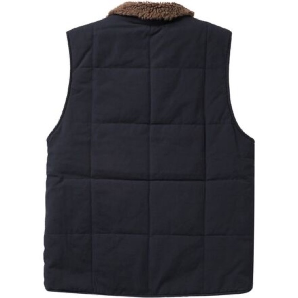 Roark Jacket Men’s Medium Livingston Vest Navy Blue Lined Teddy - Picture 8 of 8
